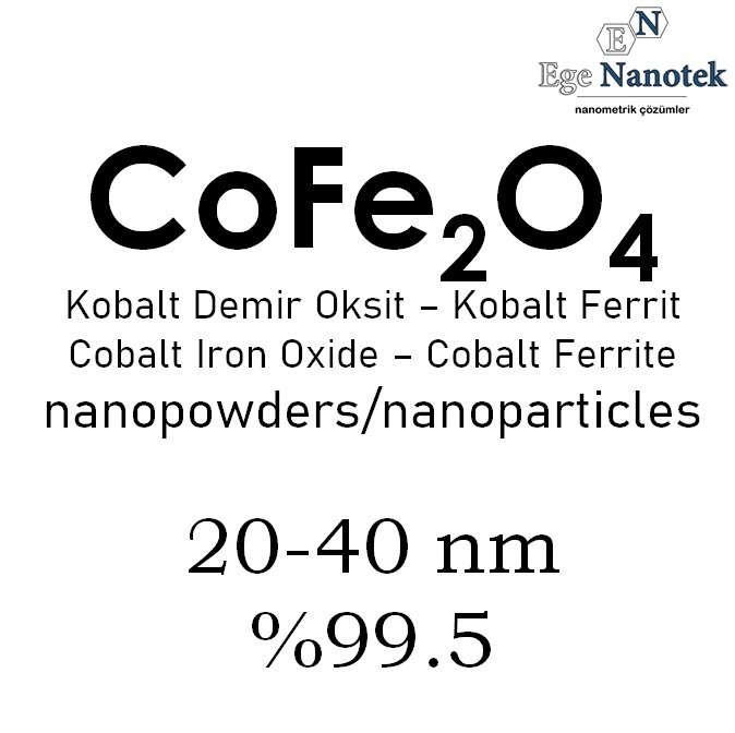 Nano Kobalt Demir Oksit Tozu 20-40 nm