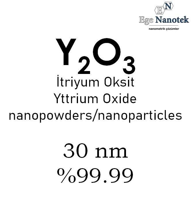 Nano İtriyum Oksit Tozu 30 nm