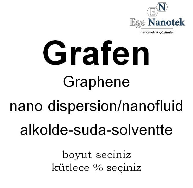 Grafen Dispersiyonu Nano Akışkanı Nano Fluid Suda