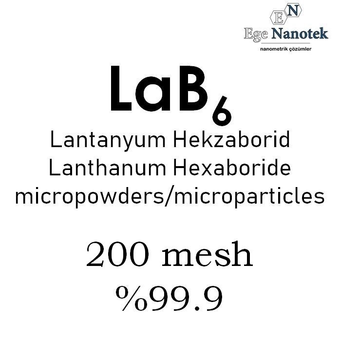 Mikronize Lantanyum Hekzaborid Tozu 200 mesh