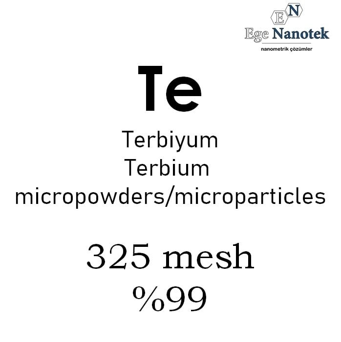 Mikronize Terbiyum Tozu 325 mesh