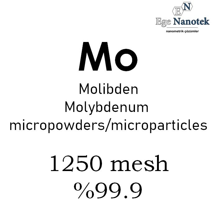 Mikronize Molibden Tozu 1250 mesh