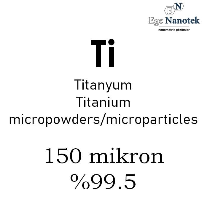 Mikronize Titanyum Tozu 150 mikron