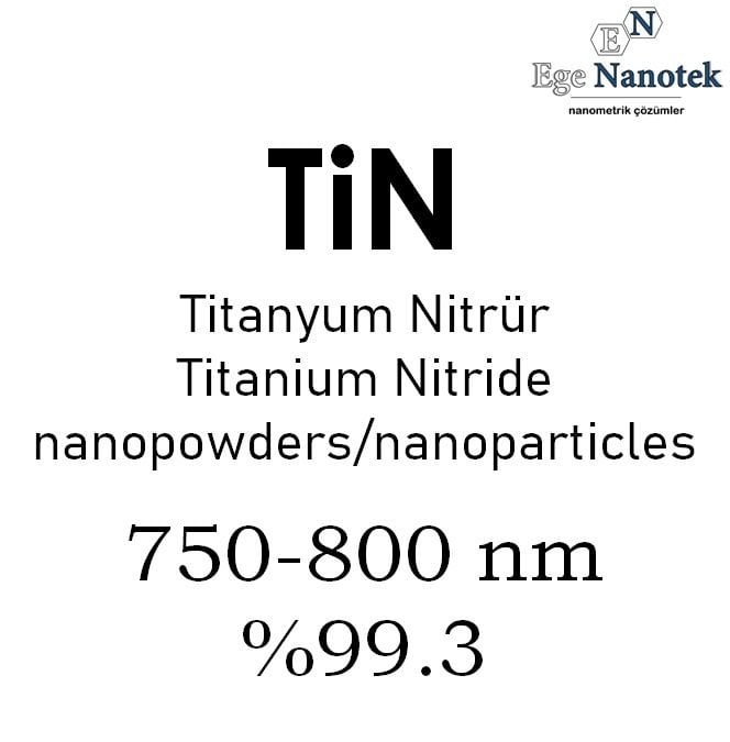Nano Titanyum Nitrür Tozu 750-800 nm