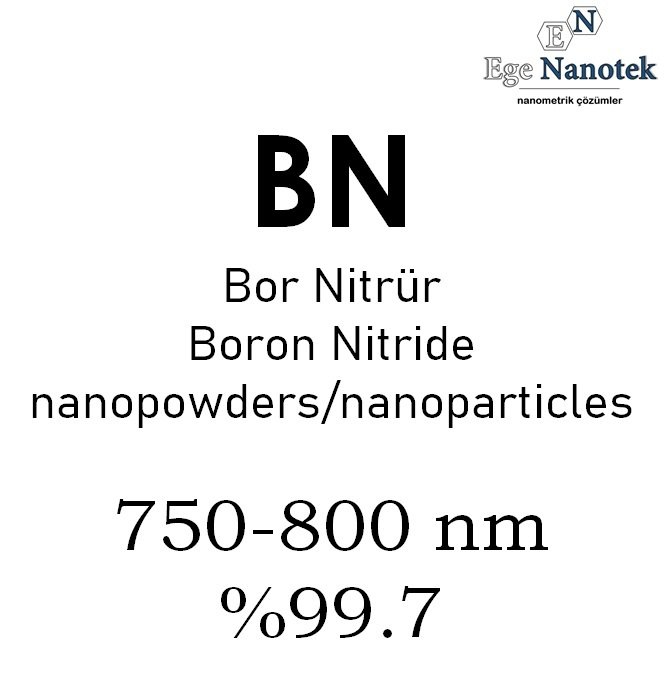 Nano Bor Nitrür Tozu Hekzagonal Hexagonal HBN 750-800 nm