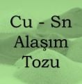 Cu-Sn Bakır Kalay Alaşım Tozu