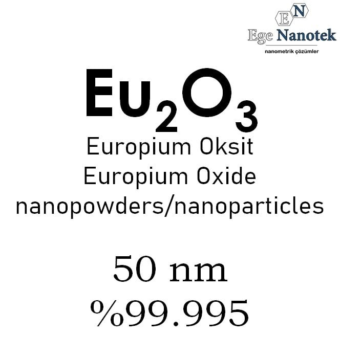Nano Europium Oksit Tozu 50 nm