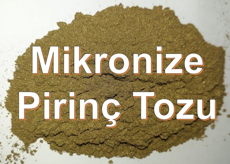 Mikronize Sarı Pirinç Tozu - Sarı Tozu 0-50 mikron 25 kg