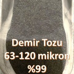 Mikronize Demir Tozu 63-120 mikron %99 10 kg