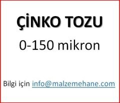 Çinko Tozu 0-150 mikron 1 kg