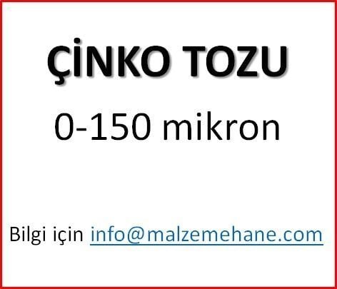 Çinko Tozu 0-150 mikron 500 gram