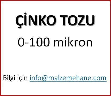 Çinko Tozu 0-100 mikron 100 gram