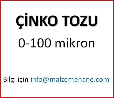 Çinko Tozu 0-100 mikron 250 gram