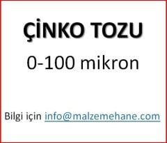 Çinko Tozu 0-100 mikron 500 gram