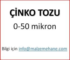Çinko Tozu 0-50 mikron 100 gram