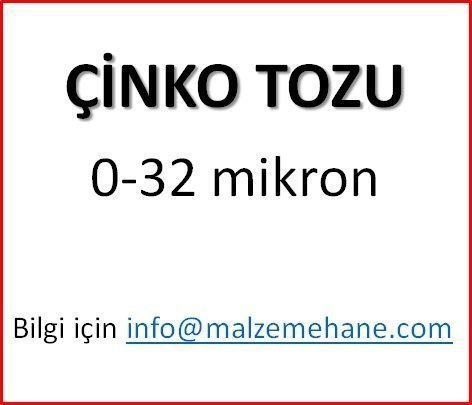 Çinko Tozu 0-32 mikron 100 gram