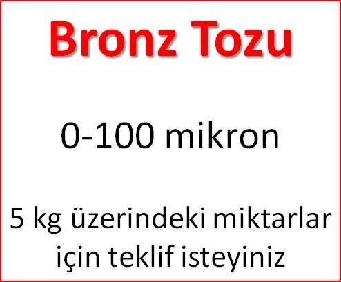 Bronz Tozu 3 kg