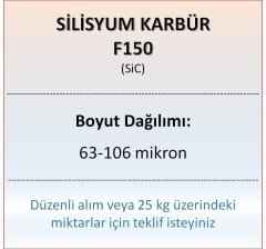 Silisyum Karbür F150 - SiC - 63-106 mikron 1 kg