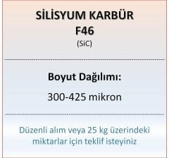 Silisyum Karbür F46 - SiC - 300-425 mikron