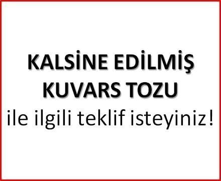 Kalsine Kuvars Tozu