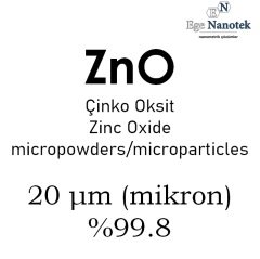 Mikronize Çinko Oksit Tozu 20 mikron