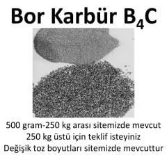 Bor Karbür Tozu F1000 - B4C - 2-15 mikron