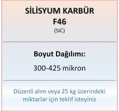 Silisyum Karbür F46 - SiC - 300-425 mikron 10 kg