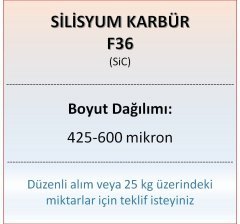 Silisyum Karbür F36 - SiC - 425-600 mikron 5 kg