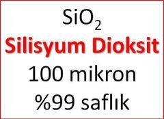 Silisyum dioksit (SiO2 - Silika - Silikon dioksit) - 100 mikron %99 25 kg