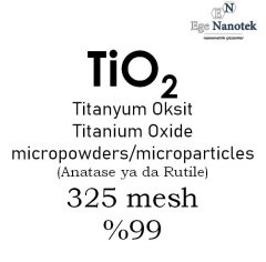 Mikronize Titanyum Dioksit Tozu 325 mesh