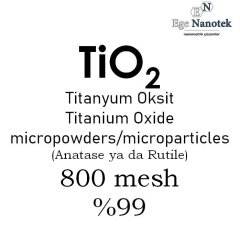 Mikronize Titanyum Dioksit Tozu 550 mesh - 800 mesh