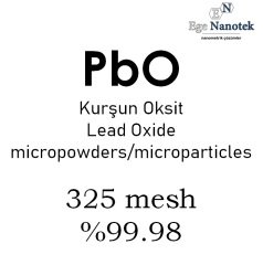 Mikronize Kurşun Oksit Tozu 325 mesh
