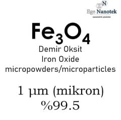 Mikronize Demir Oksit Tozu Fe3O4 1 mikron - 100 gram
