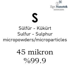 Mikronize Kükürt Sülfür Tozu 45 mikron