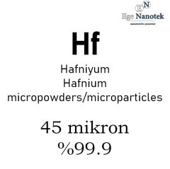 Mikronize Hafniyum Tozu 45 mikron