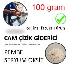 Oto Camı Çizik Giderici Pembe Seryum Oksit 100 gram