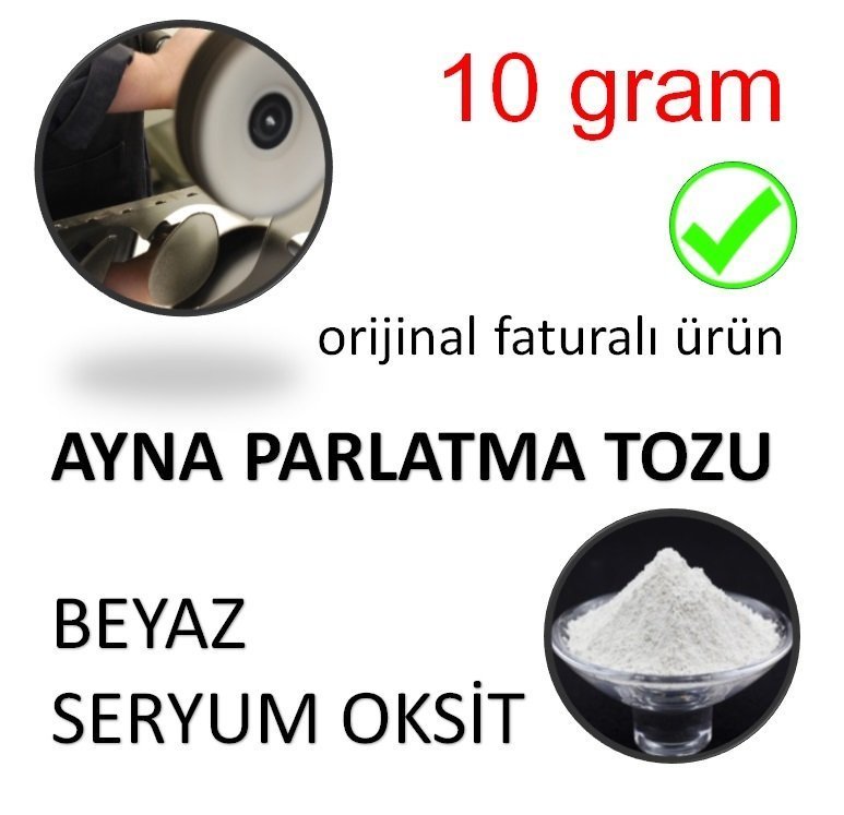 Ayna Parlatma Tozu Beyaz Seryum Oksit 10 gram