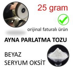 Ayna Parlatma Tozu Beyaz Seryum Oksit 25 gram