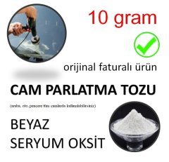 Araba Camı Parlatma Tozu Beyaz Seryum Oksit 10 gram