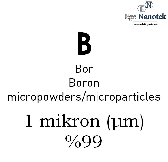 Mikronize Bor Tozu 1 mikron