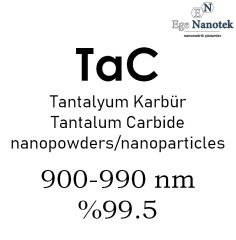 Nano Tantalyum Karbür Tozu Kübik 900-990 nm
